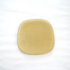 ☆ スモークイエロー ☆ ソフトシェルチェア専用チェアパッド 座面タイプ チェアパッド 座面 ソフト専用 チェア パッド シェルチェア 椅子 クッション イームズチェア 座布団 北欧 低反発 高反発 厚手 滑り止め 洗える 3層 ウレタン 極厚 フランネル