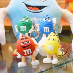 【M&Ms】 ３Dラバーキーホルダー キーリング キーホルダー エムアンドエムズ アメリカン雑貨 ガレージ