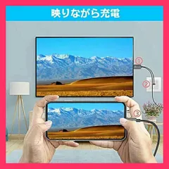★売れ筋★ HDMI ケーブル iphone テレビ 接続 ケーブル スマホ HDMI iPhone スマホの画面をテレビに映す avアダプタ アダプタ 高解像度 ゲーム
