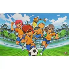 【中古】ブックカバー・しおり(キャラクター) 天馬＆蘭丸＆拓人＆信助(ドリブル) 「イナズマイレブンGO ストーンペーパーブックカバーコレクション」