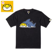 さめぴり　半そでＴシャツ（黒）