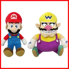 【セール中】三英貿易 スーパーマリオ マリオ＆ワリオ(S) ぬいぐるみ ２種セット【高さ約24cm・約25cm】 ALL STAR COLLECTION