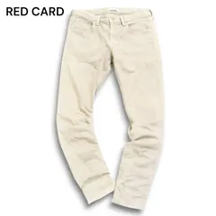 RED CARD レッドカード 12506 Anniversary 25th★ ボーイフレンド ストレッチ デニム パンツ ジーンズ Sz.27 レディース