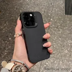 【新品未使用】iPhone 16、15、14、13、12、11 Pro Maxに対応した、耐衝撃性とカメラ保護機能を備えたMatte See-Throughケース iPhone 14、15、16 Pl
