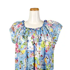 Tunic LABORATORY coco ルームウェア　鴨居羊子　ブルー Tunic LABORATORY coco ルームウェア 鴨居羊子 ブルー Tunic