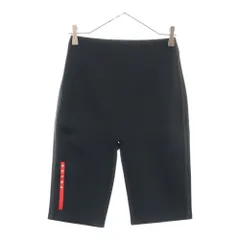 PRADA (プラダ) ダブルジャージー バイカーショーツ ブラック レディース 132373のサムネイル
