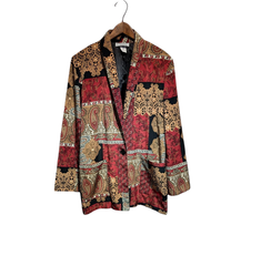 80s〜KENSINGTONSQUARE paisleypattern Jacket MADEINUSA