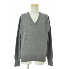 【L.L.BEAN】80s～ イングランド製 ラムウール Vネック長袖ニットセーター