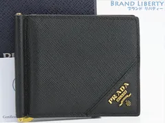 PRADA - 新品 プラダ PRADA マネークリップ サフィアーノ