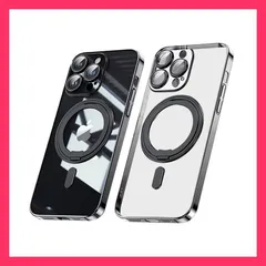 ★売れ筋★ magsafe対応 クリアケース iphone 15 14 pro max ケース カメラ保護 iphone14 ケース magsafe iphone13 pro max カバー リングスタンド ip