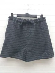 ◇ Sonny Label サニーレーベル URBAN RESEARCH ボーダー ショート パンツ サイズF グレー ブラック レディース 【中古】 【1002801074845】のサムネイル