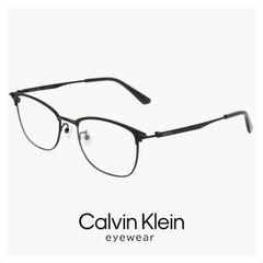 【新品】 メンズ カルバンクライン メガネ ck24107lb-001 51mm calvin klein 眼鏡 おしゃれ ck24107lb 001 めがね サーモント ブロー 型 ブラック 黒縁 黒ぶち フルリム titanium チタン フレーム