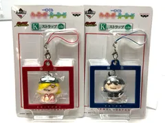 一番くじ 西尾維新 アニメプロジェクト 化物語×偽物語 K賞 ストラップ 2個セット 忍野忍 阿良々木暦 7/24