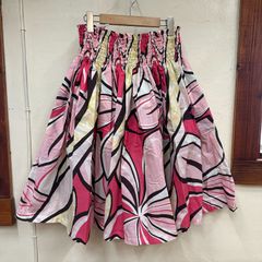 美品✨トーチジンジャー パウスカート フラダンス レッド 赤 花柄