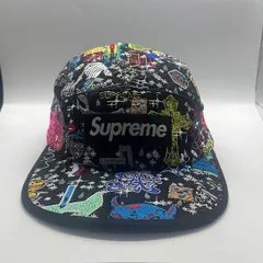 シュプリーム　aoi 葵刺繍キャップ 黒　最終価格 AOI Embroidered Camp Cap | Supreme 25ss