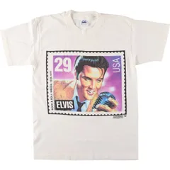 古着 90年代 アンビル Anvil ELVIS PRESLEY エルヴィスプレスリー バンドTシャツ バンT USA製 メンズL相当 ヴィンテージ/eaa542712
