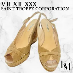 新品超希少SAINT TROPEZ CORPORATION サンダル24cm 2025年最新】VII XII XXX SAINT TROPEZ レディース サンダル