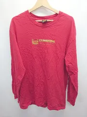 ◇ Θ BURTON バートン 長袖 Tシャツ カットソー サイズL レッド メンズ E  【1411130012761】