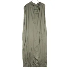 emmi エミ フレンチスリーブ ロングワンピース F カーキ レディース 古着