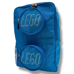 LEGO レゴ レゴブロックデザインリュック リュックサック リュック バッグ バッグパック レゴブロック 青 スカイブルー ブルー 子供 男女兼用 通学 可愛い 軽量 趣味 キッズ ゴーゴー古着 マルイ草加店100