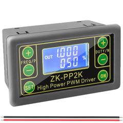 新品 Youmile PWM モーター スピード コントローラ ローラー サイクル遅延ドライブモジュール ZK-PP2K 8Aデュアルモードハイパワー調光モータスピードコントローラ LCDパルス周波数サイクル1Hz-150KHz赤と黒のケーブル付き