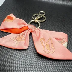 まご様専用☆FURLAスカーフリボン・バッグチャームキーホルダー水色