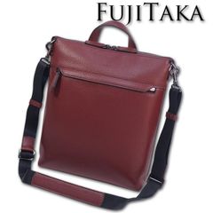 フジタカ 定価5万7200円 黒 レザーリュック 牛革 A4 ビジネスリュック