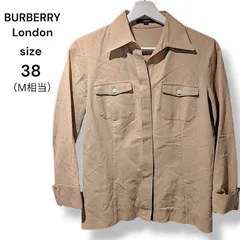 BURBERRYLondon　バーバリー　長袖シャツ　トップス　ベージュ　無地　Mサイズ相当