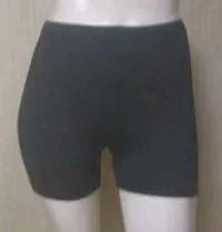 【春、再入荷】【３点１組、お買い得！】【ペチパンツ　見えても安心！】【さらさら　１分丈　吸水速乾　接触冷感】レディス　爽やかドライ＆ストレッチ　1分丈＜黒無地：Ｍ－Ｌ／Ｌ−２L＞【235708】【スカパン】【ランニング】【ランスマ】【チャリダー】【送料無料！】