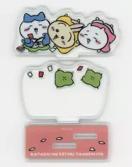 【中古】アクリルスタンド・アクリルパネル [単品] 集合(カルタ) レイヤーアクリルスタンド 「ちいかわ なんか小さくてかわいいやつ ハッピーバッグ2025(巳年)」