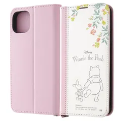 【新着商品】ケース Plus ディズニー 15 手帳型 レザーケース iPhone Noble イングレム プーとピグレット_ノート風