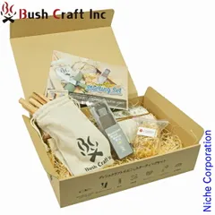 【新品】 ブッシュクラフト ブッシュクラフト火おこしスターティングセット ナイフなし 50715 メタルマッチ アウトドア キャンプ BBQ 焚火 焚き火 たき火