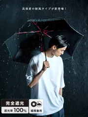 Wpc IZA 日傘 Type WIND RESISTANCE 折りたたみ傘 晴雨兼用 完全遮光 完全UVカット 遮光率100% UPF+50 遮熱効果 レディース メンズ 耐風タイプ 風速25m/s クリア ZA019