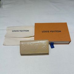 【LOUIS VUITTON LV LV ルイ ヴィトン】ミュルティクレ4 キーケース4連 キーリング ヴェルニ ローズアンジェリーク 保存袋あり 箱あり