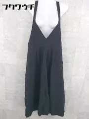 ◇ IENA イエナ リネン混 キャミソール ロング ワンピース サイズ3 ブラック レディース  【1002801483111】