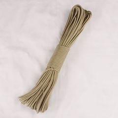 【アウトレット品】パラコード  4mm×30m サンドベージュ B