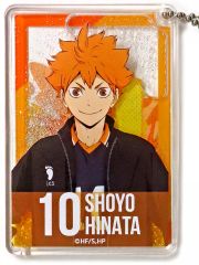 ハイキュー　セブンネット　限定　オフショット　カラー　日向翔陽　スクエア缶バッジ 公式オンラインストアハイキュー!! 日向翔陽 スクエア缶バッジ 飛翔Ver