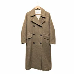 美品】MHL ダブルチェスターコート ロング丈 メルトンウール 17aw