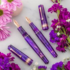 レオナルド万年筆 モーメント・ゼロ 【限定、日本未発売】「フィオリトゥーラ・ヴィオラ」