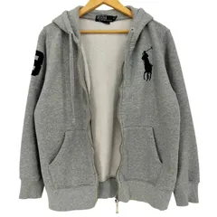 ポロバイラルフローレン Polo by RALPH LAUREN CUSTOM FIT 3 ビッグポニー刺繍 ジップアップ パーカー メンズ import：S 