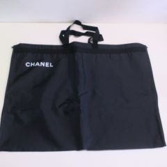 CHANEL シャネル ガーメントケース　Lサイズ  衣装カバー 衣装バッグ スーツカバー 収納ケース 旅行 ブラック es02