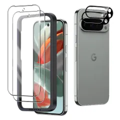 【在庫処分】google Pixel Pixel 日本旭硝子製 9pro強化ガラスフィルム proフィルム カメラフィルム Pixel9 ピクセル9pro用 Google Google 液晶保護フィルム ガイド枠付き レンズフィルム 超薄型 ケースと相性バッチ