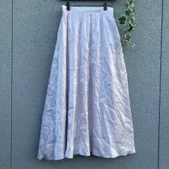 GRL【グレイル】M♡ロングスカート ゴムウエスト ラメ 光沢 キラキラ フレア
