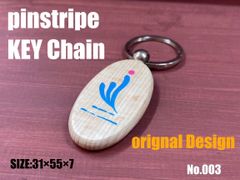【送料無料!!】No.003 pinstripe キーホルダー ピンストライプ CUB HONDA 両面デザイン ハンドメイド バイク