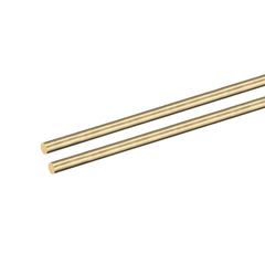 新品 DMiotech 2個 3 mm x 150 mm 真鍮ソリッド丸棒 真鍮棒 旋盤棒材 DIYクラフト用