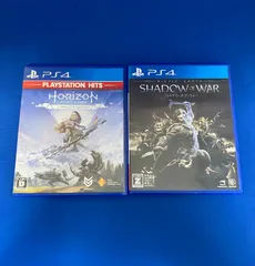 PS4 プレイステーション　シャドウ・オブ・ウォー [通常版]/Horizon Zero Dawn Complete Edition ホライゾン ゼロ ドーン コンプリートエディション　2点セット