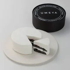 【 UMEYA 黒い チーズケーキ 】 チーズケーキ 北海道 梅屋 スイーツ 洋菓子 ケーキ チーズ スフレ フルクトース スイーツギフト おやつ お取り寄せ のサムネイル