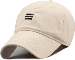 Laquest ラクエスト 大きいサイズ ワンポイント ベースボールキャップ コットン100％ 最大65cm( ライトベージュ,  XL)