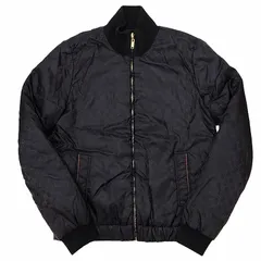 グッチ GUCCI 271455 GG柄 ロゴ モノグラム リバーシブルジャケット 中綿 ブルゾン シェリーライン イタリア製 ブラック 0225のサムネイル