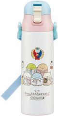 수통 초경량 락 첨부 다이렉트 스테인리스 보틀 580ml 스미코구라시 학원
